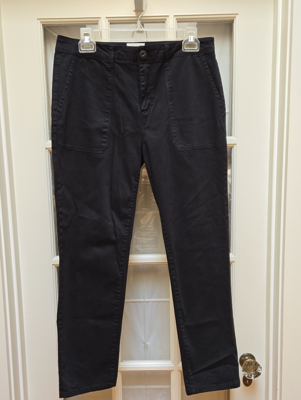 Sanctuary Black Cropped Straight Ankle Pants